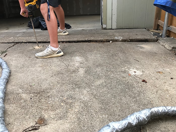 Sinking or uneven basement floor?